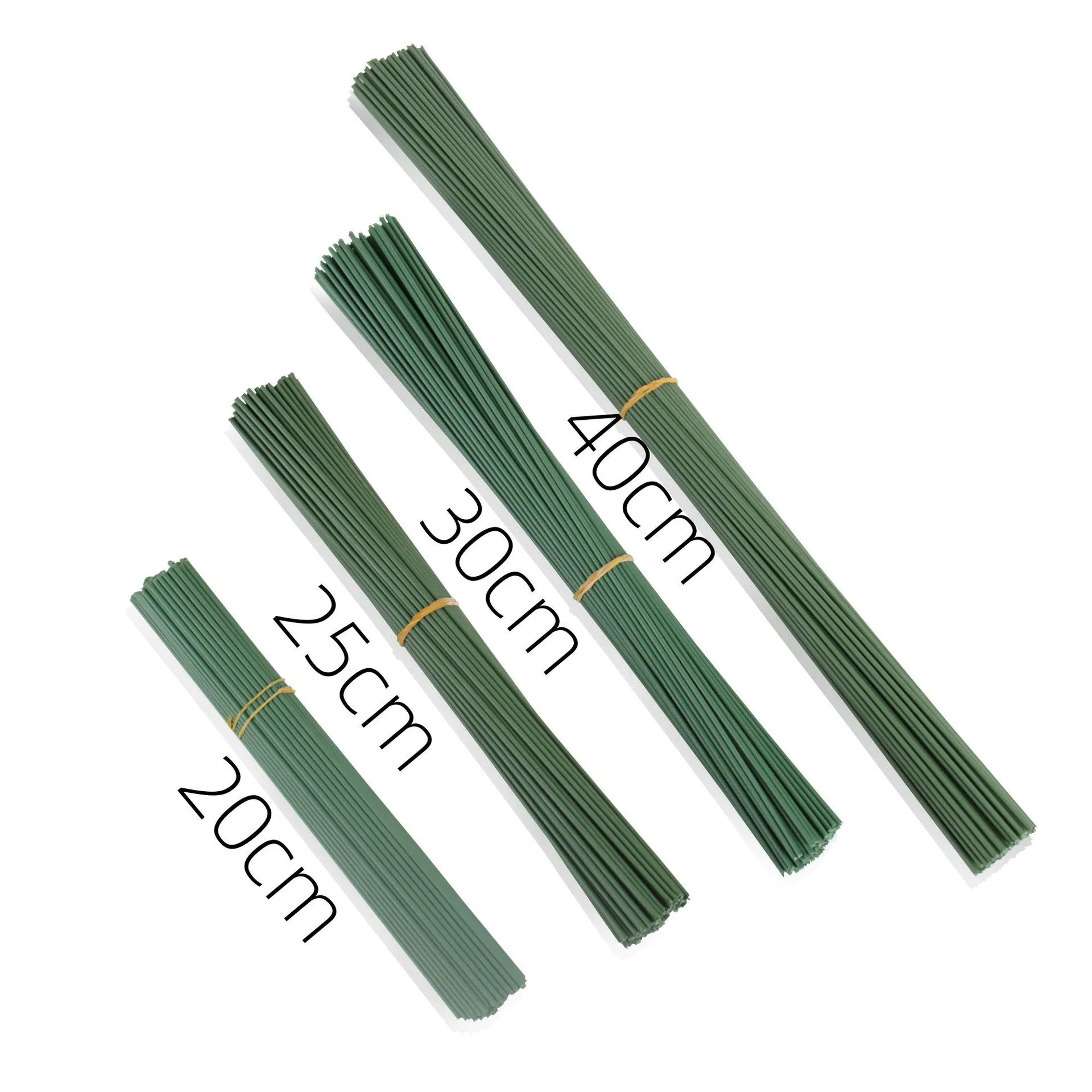 

100Pcs Artificial Flower Stem Fake Flower Rod Bouquet DIY Floral Material Handmade Wire Stem Accessoies for Wedding Home Decor