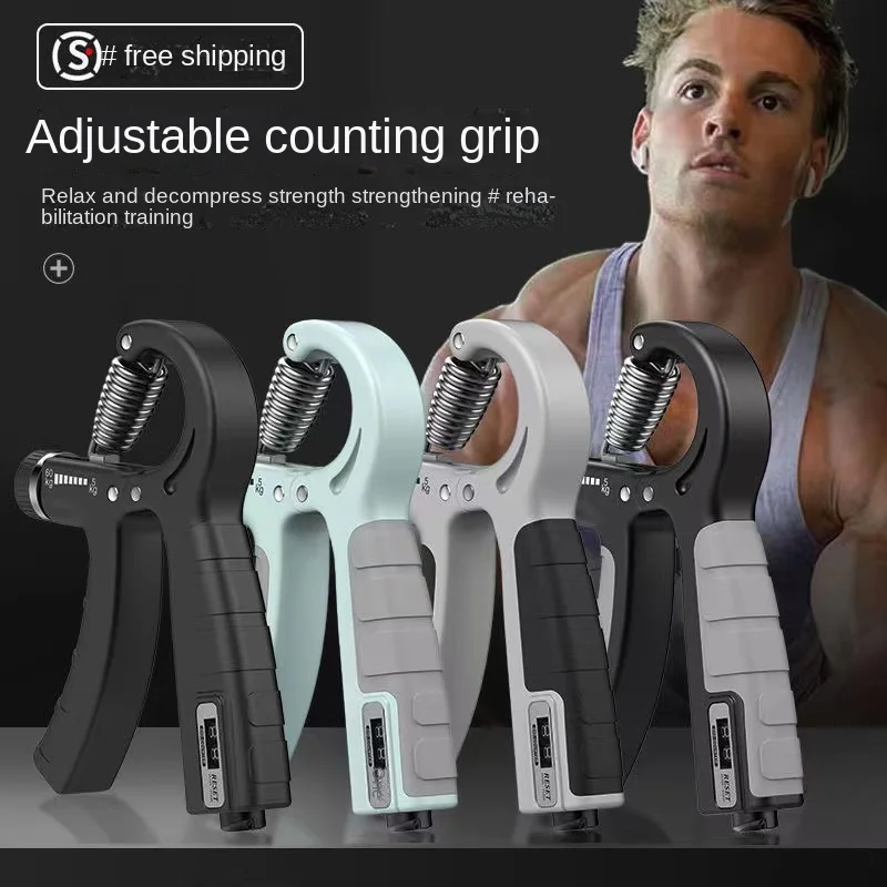 

5-60Kg Adjustable Heavy Gripper Fitness Hand Exerciser Grip Fat Grip Wrist Increase Strength Spring Finger Pinch Carpal Expander