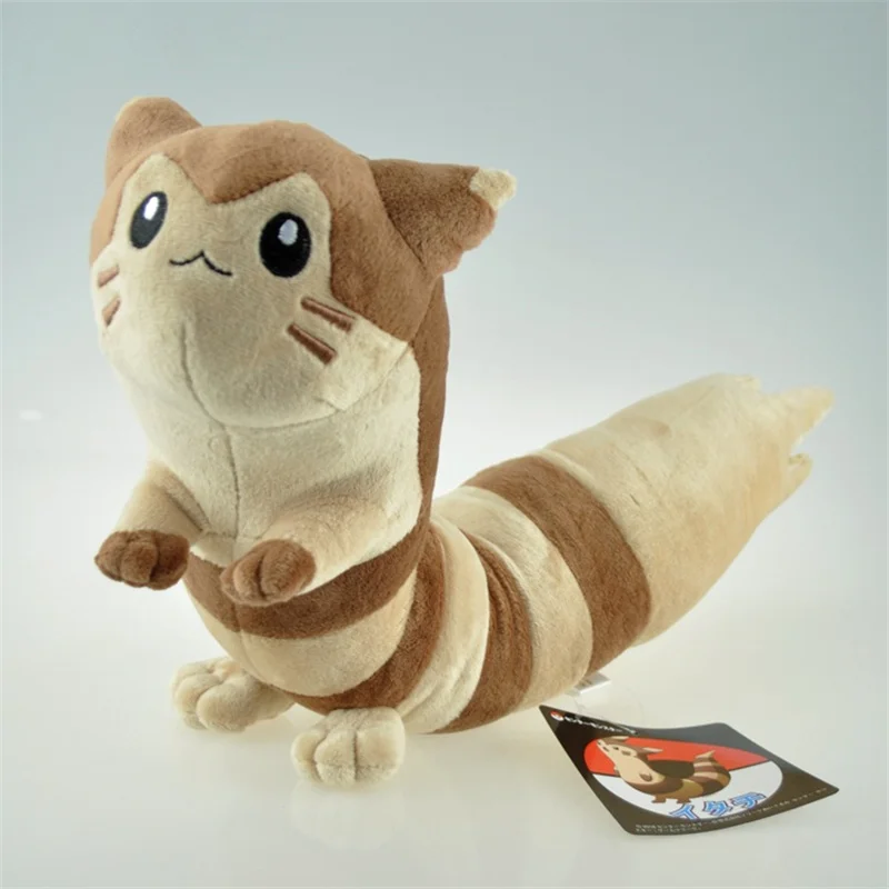 Pokemon Plush Doll Toys Kawaii Furret Plush Toy Pokemon Stuffed Doll Elf Plush Toys Anime Derivatives Kids Birthday Gifts