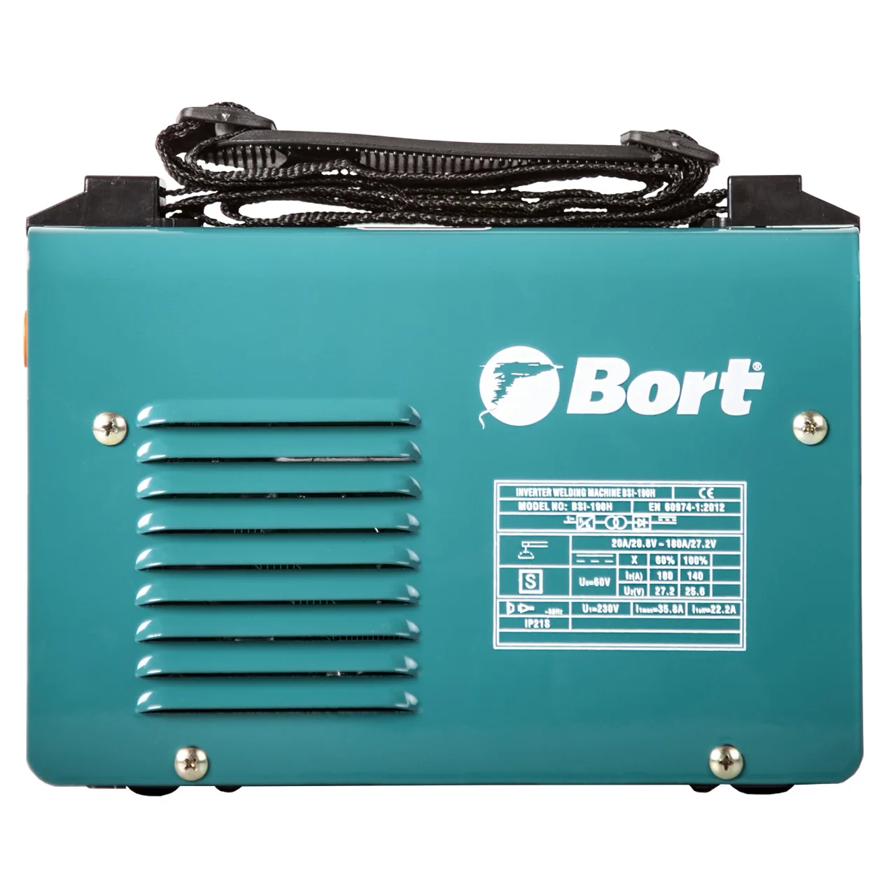 Аппарат сварочный инверторный Bort BSI-190H (Диапазон тока 10-180A Мощность 5300 Вт Диаметр