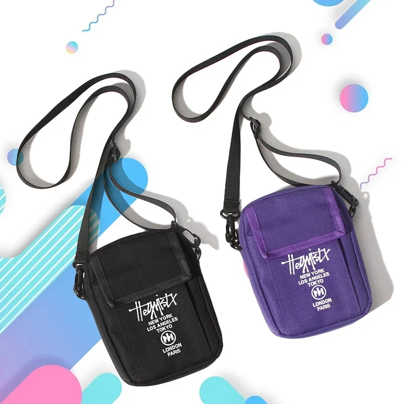 Сумка кросс-боди холщовая для мужчин и женщин