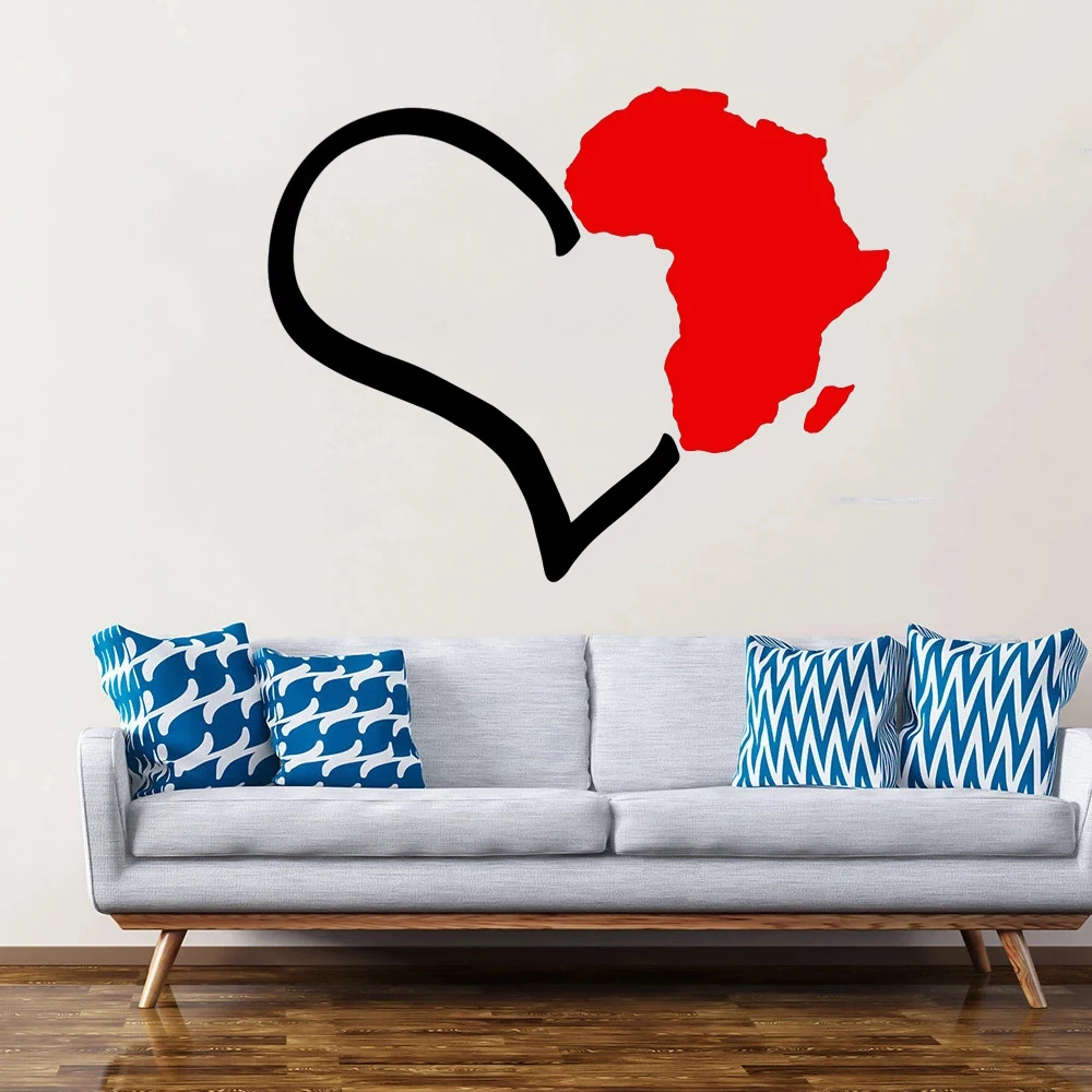 

Карта Африки, фотообои, виниловые наклейки для детской комнаты, фотообои, Съемный Плакат HJ1563