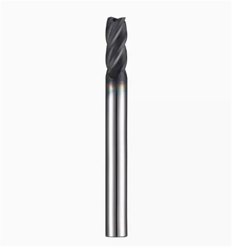 

Графит с алмазным покрытием CVD, Фрезерный резак из алюминиевого сплава с высоким силиконовым покрытием, Фрезерный резак из углеродного волокна, с 4 канавками