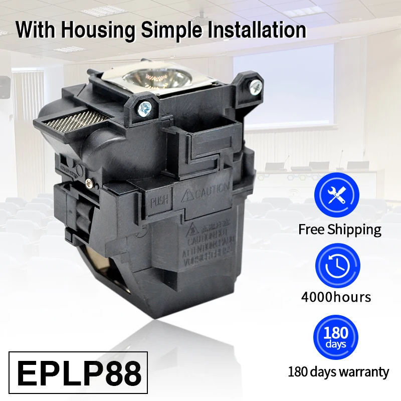 

Free shipping Projector Lamps ELPLP88 for EPSON EB-S04/EB-S31/EB-W31/EB-W32/EB-X31/EB-97H With Housing