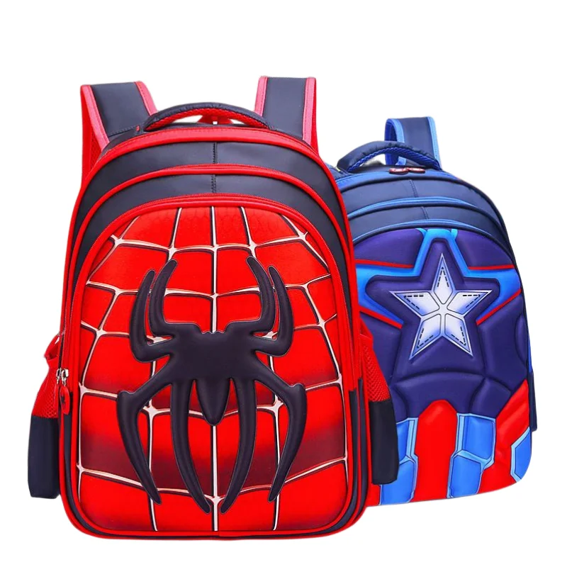 

Marvel Человек-паук Капитан Америка аниме мультфильм Милая Личность Печать общежитие студентов большой емкости плечо рюкзак подарок