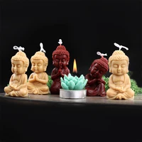 2022 new multi style 3d buddha silicone candle molds soap wax gypsum concrete soap cement resin baking mould home decor