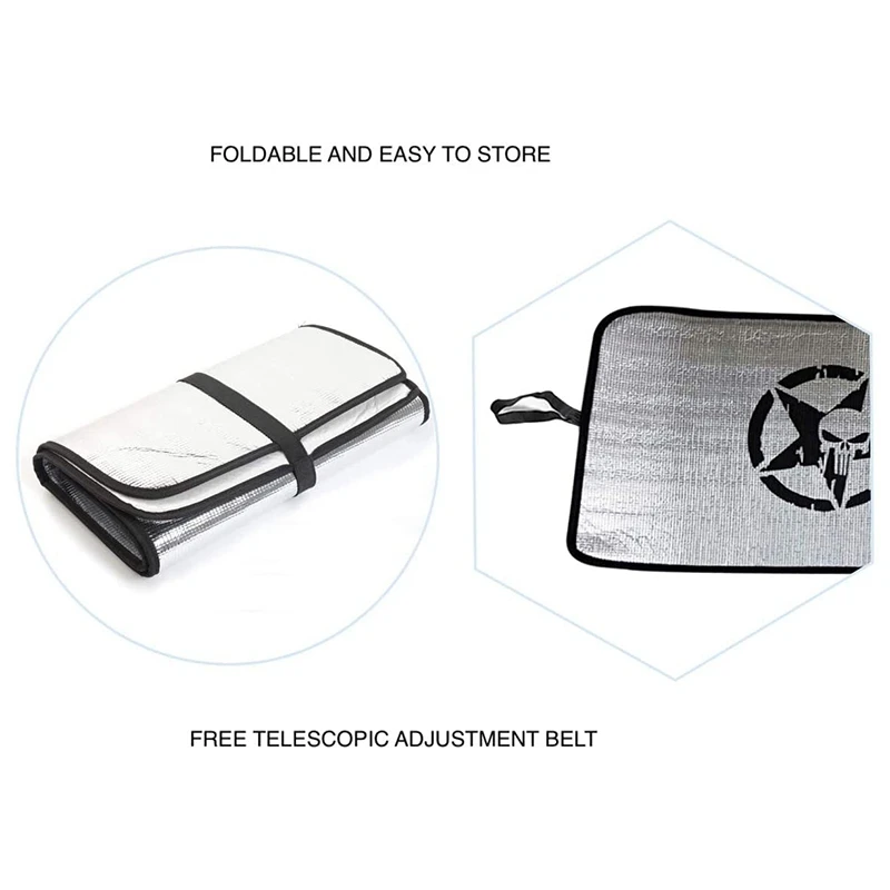 Солнцезащитный козырек на лобовое стекло для Jeep Wrangler солнцезащитный коврик Rubicon