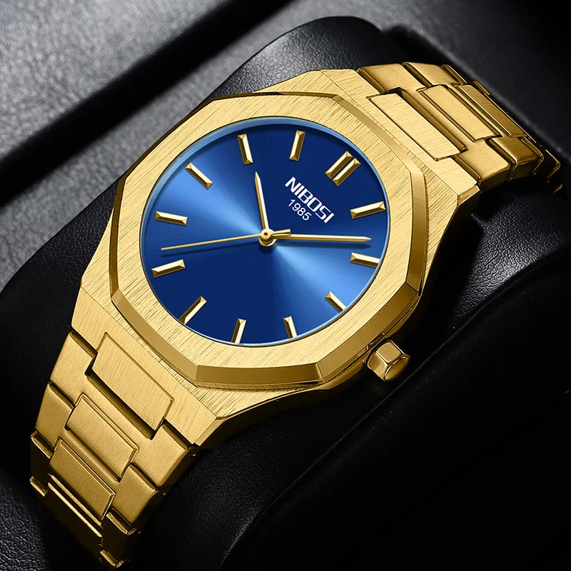 

NIBOSI 2022 New Quartz Watches Fashion Casual Military Sports Wristwatch Waterproof Luxury Men's Clock Relogio Masculino