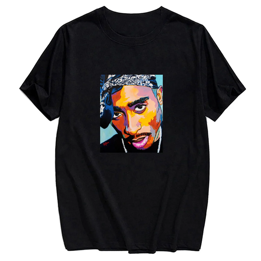 

CLOOCL Funny 100% Cotton T-shirt 2Pac Tupac Rock Rappe Tees Summer Fashion Casual Hip Hop Tees Asian Size XS-7XL Drop Shipping