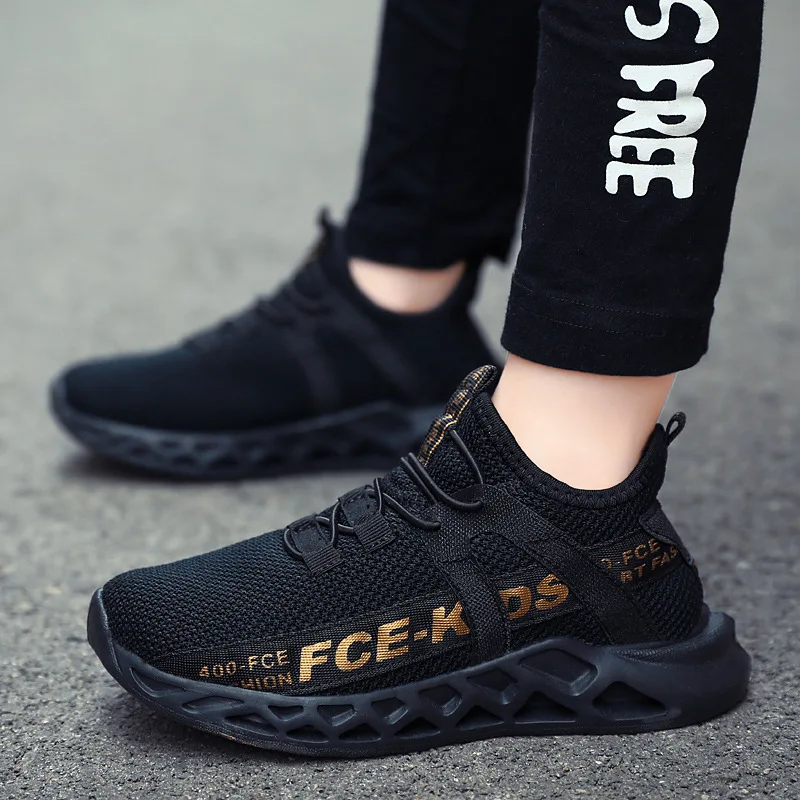 New Style Kids Shoes Boys Breathable Sports Shoes Girls Fashion Casual Shoes Kids Non-Slip Sneakers Children Running Shoes