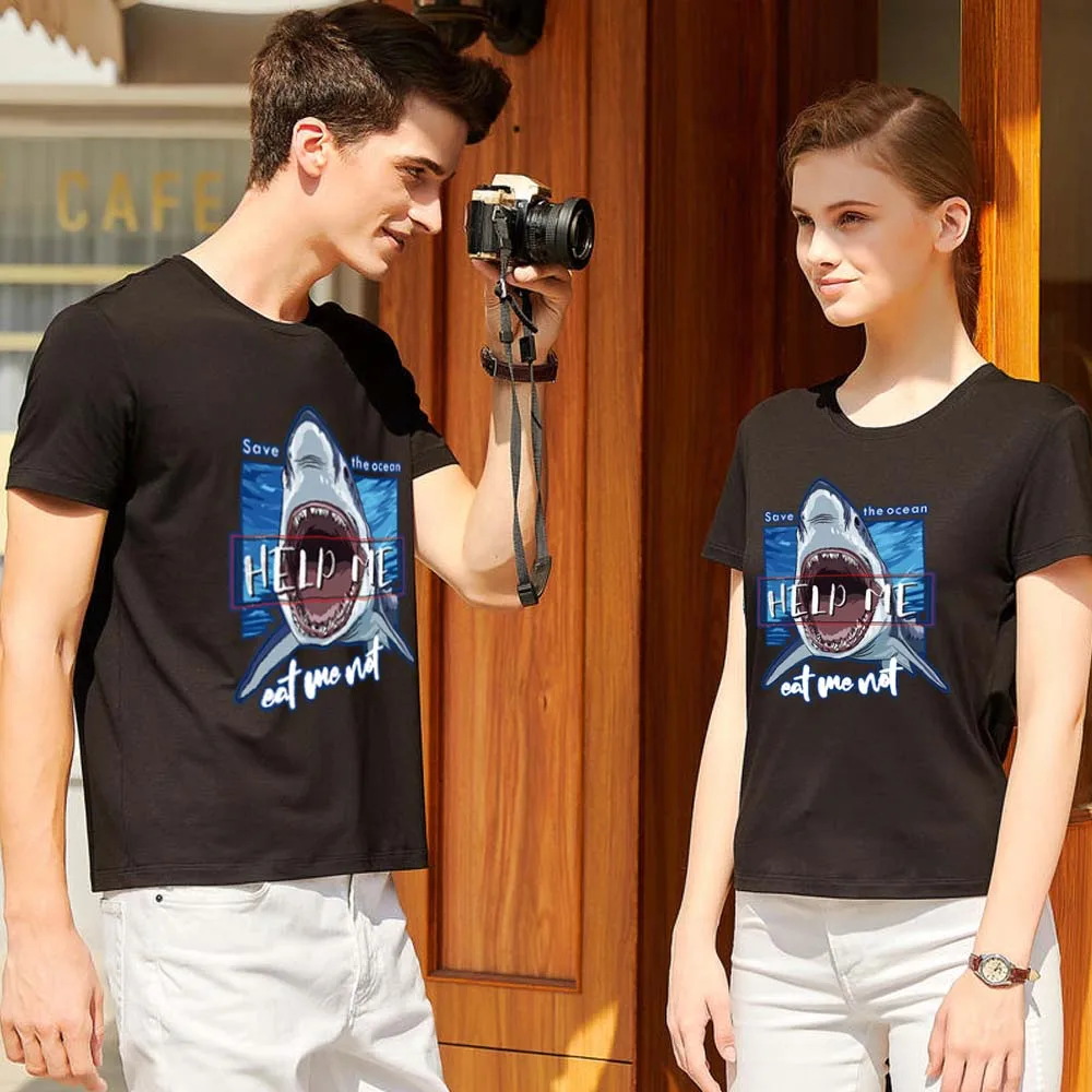 

Couple T-shirt O-neck Trend Harajuku Style Casual All-match Japanese Commuter Men and Women Breathable Short-sleeved T-shirt