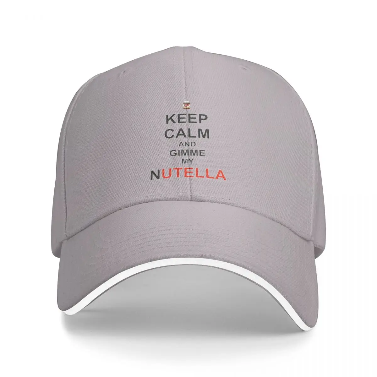 

New Keep calm and gimme my nutella Cap Baseball Cap luxury man hat baseball caps men's cap Women's