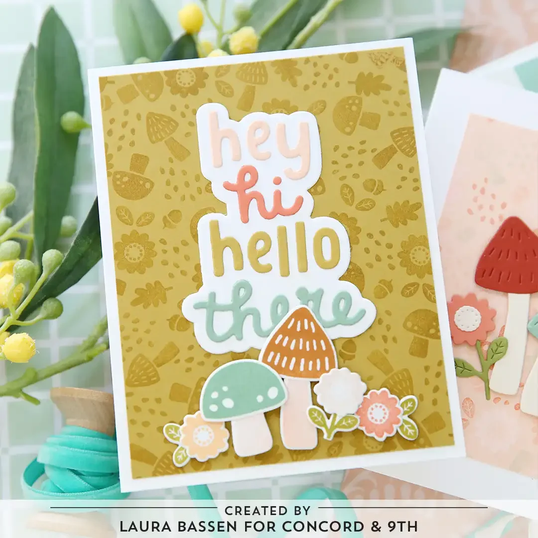 Прозрачные штампы Toadstool Turnabout металлические для DIY украшения скрапбукинга