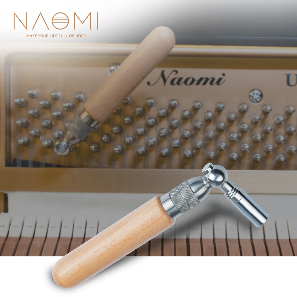 

NAOMI Professional PianoTuning Hammer Wrench Star Tip Wrench Min Piano Tuning Hammer #1111
