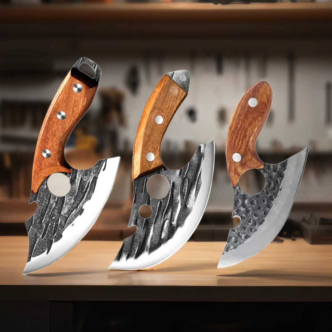 Кованый мясной нож ручной работы кухонные аксессуары бытовой шеф-повара ножи для