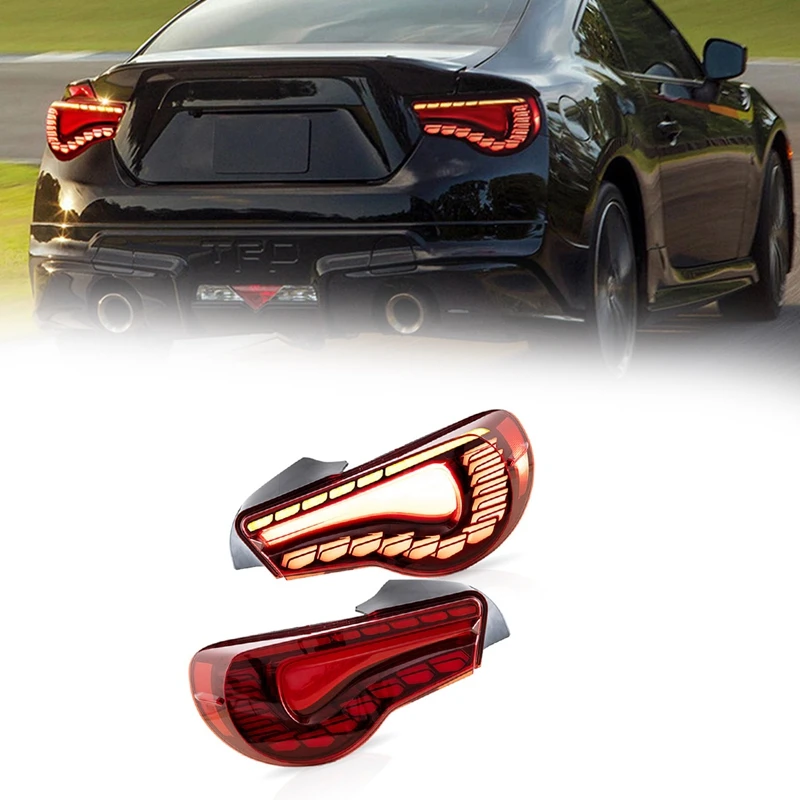 

Автомобильные светодиодсветодиодный задние фары в сборе для Toyota 86 Subaru WPX 2012-2020, светодиодные задние фары, ходовые огни, сигнал поворота, стоп...