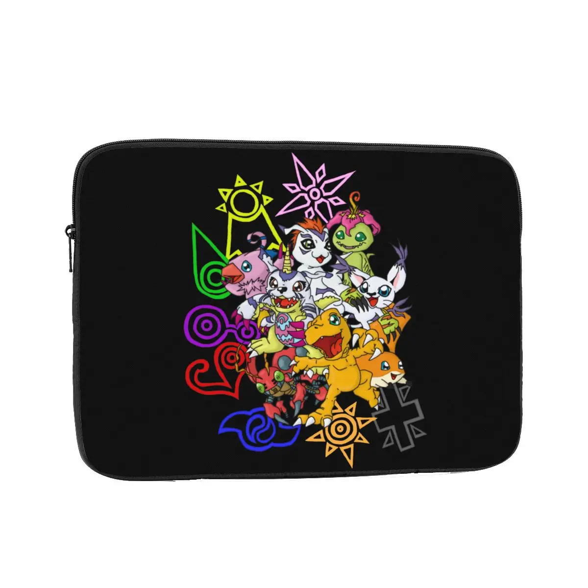 

Чехол для ноутбука Digimon и Crests, 12, 13, 15, 17 дюймов, чехол для Macbook Air Pro, чехол для ноутбука, Ностальгический ударопрочный чехол