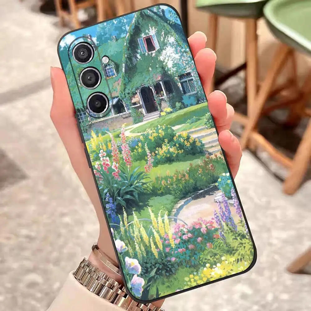 Фото Чехол для телефона в стиле Anime A-G-GhiBliES-S для Samsung S26 S25 Edge S24 S23 S22 Ultra Plus Fe A57 A37 A17 A56 5G, силиконовый чехол №2