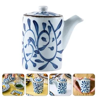 hand painted seasoning kettle japanese style soy sauce storage bottle ceramic container