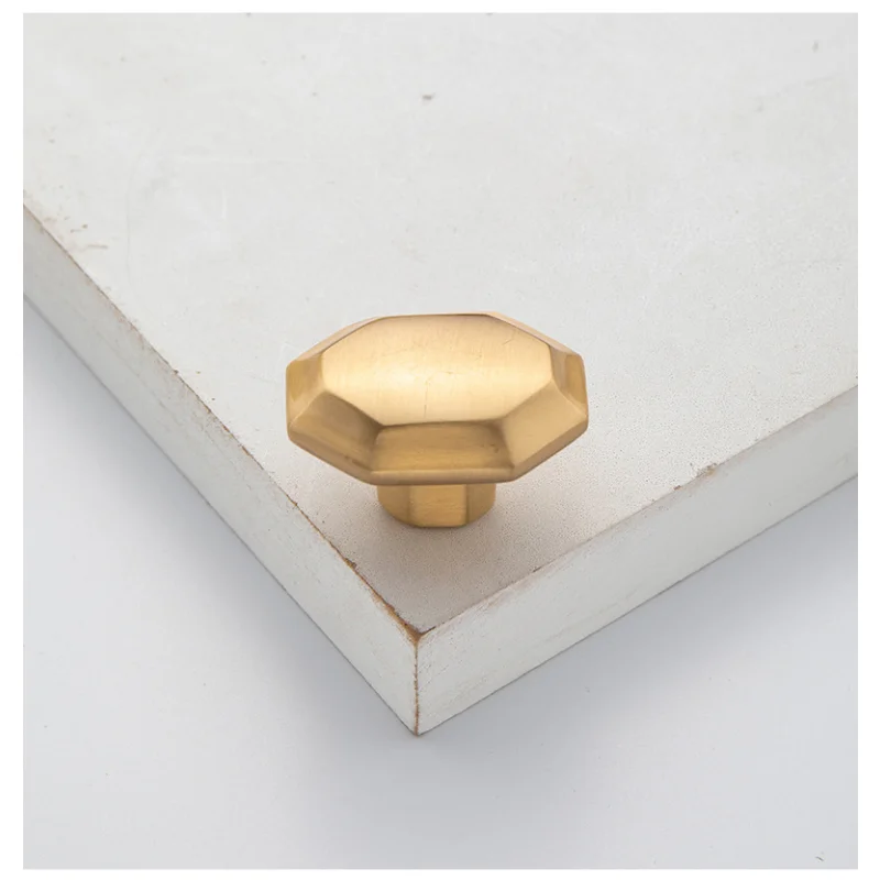 

Vintage Kitchen Cupboard Door Handles Drawer Knobs Copper Simple Solid Brass Cabinet Pulls Furniture Handle Hardware