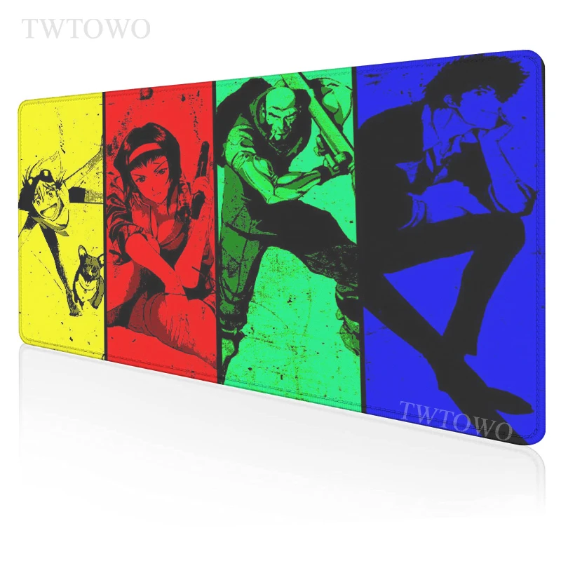

Коврик для мыши с рисунком аниме Cowboy Bebop, новинка, большие коврики для мыши под заказ XXL, коврики для мыши, настольные коврики, мягкий коврик д...