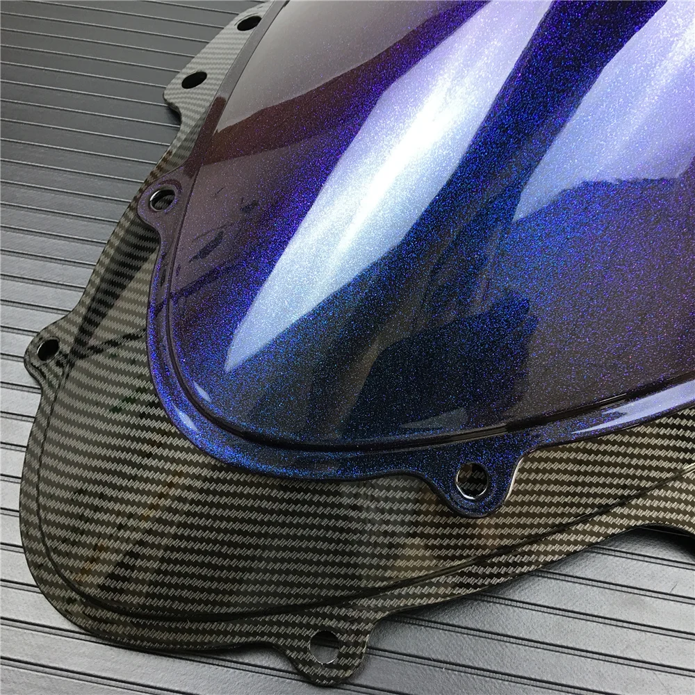 Экран ветрового стекла мотоцикла углеродный блеск хамелеон для Suzuki GSXR 600 750 R K4 gsxr r