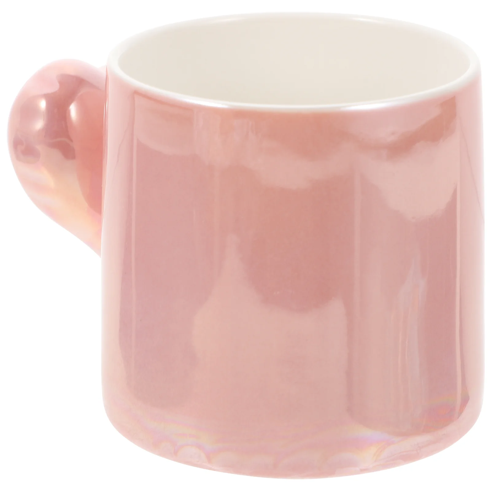 

Coffee Mug Heart Handle Coffee Mug Home Office Cup Household Breakfast Cup