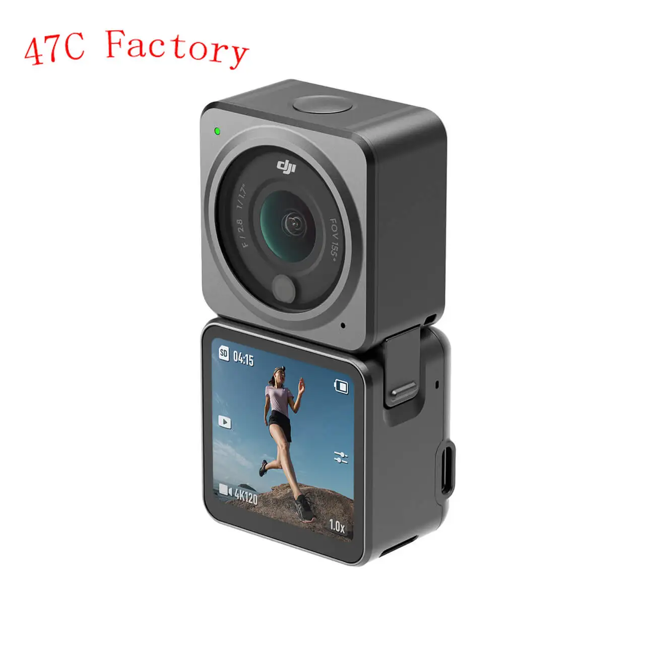 

Action 2 Dual-Screen Combo Portable & Wearable 4K 120fps & Super Wide FOV HorizonSteady 10m Waterproof Camera for DJI Drone