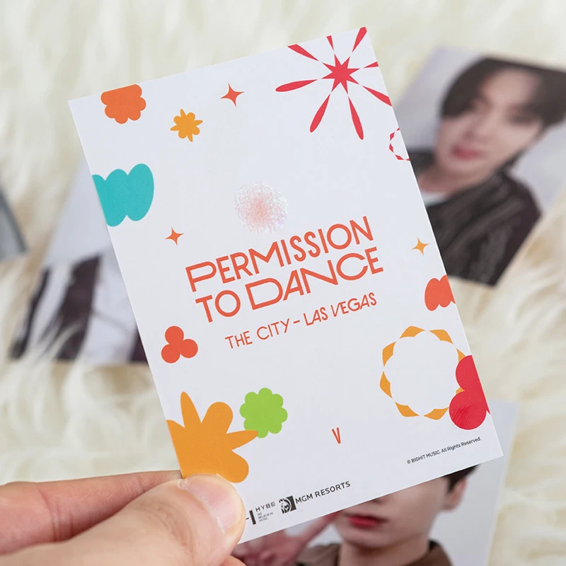 

Kpop Bangtan Boys Ptd альбом разрешения для танцев масло Лас Hybe Mgm курорты фотокарты почтовая Фотокарта окончательная открытка Lu8143