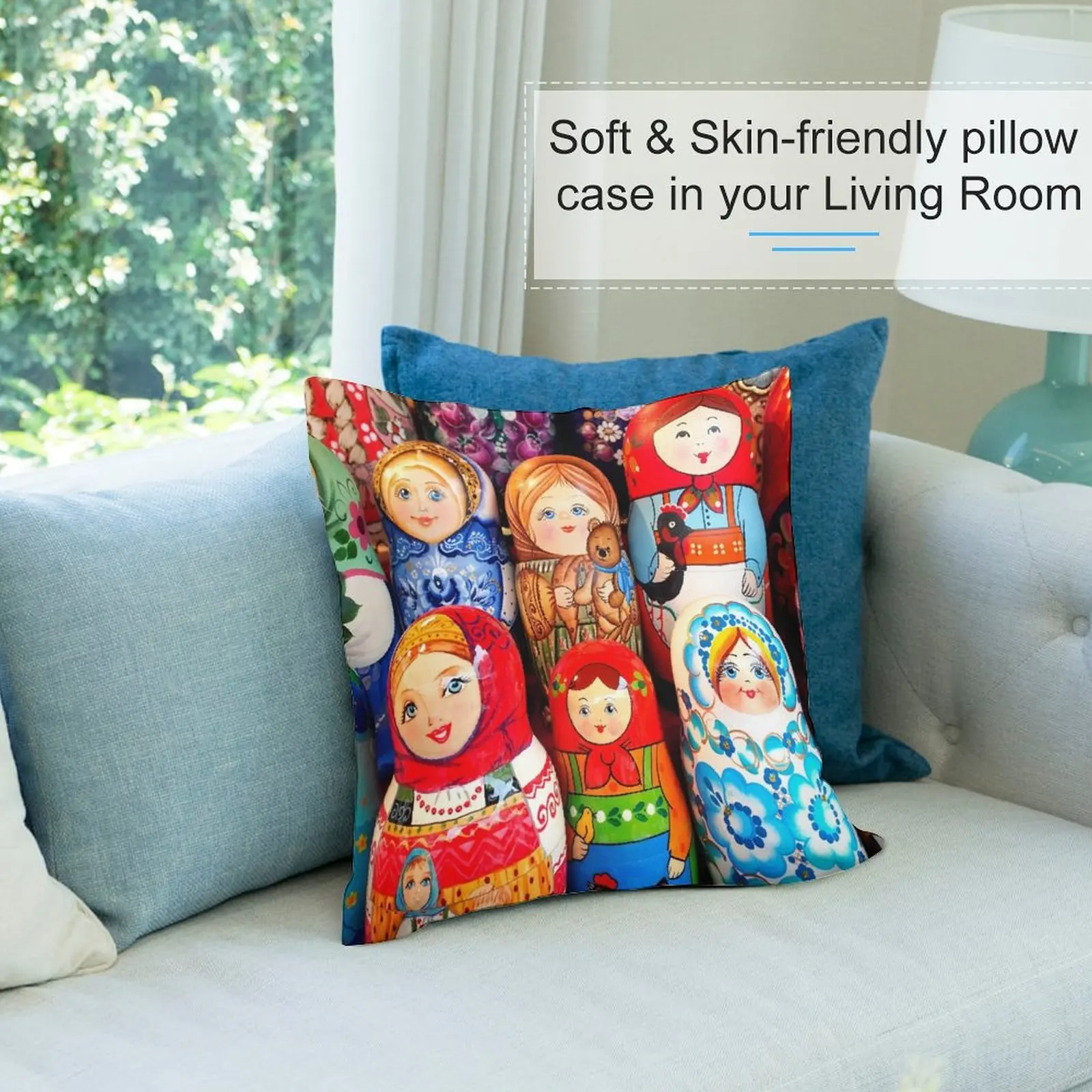 Наволочки Matrioska для украшения комнаты рождественские Подушки
