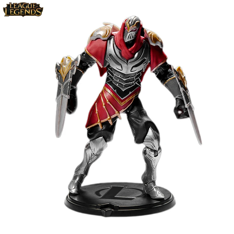 

League of Legends Zed Lol The Master of Shadows Action Figureals Model Tabletop Decoration Game Periphery Toy Kid Collectibles
