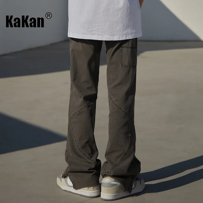 Kakan - European and American High Street Youth Tourism Wear Comfortable Jeans for Men, Micro Elastic Long Jeans K41-5170