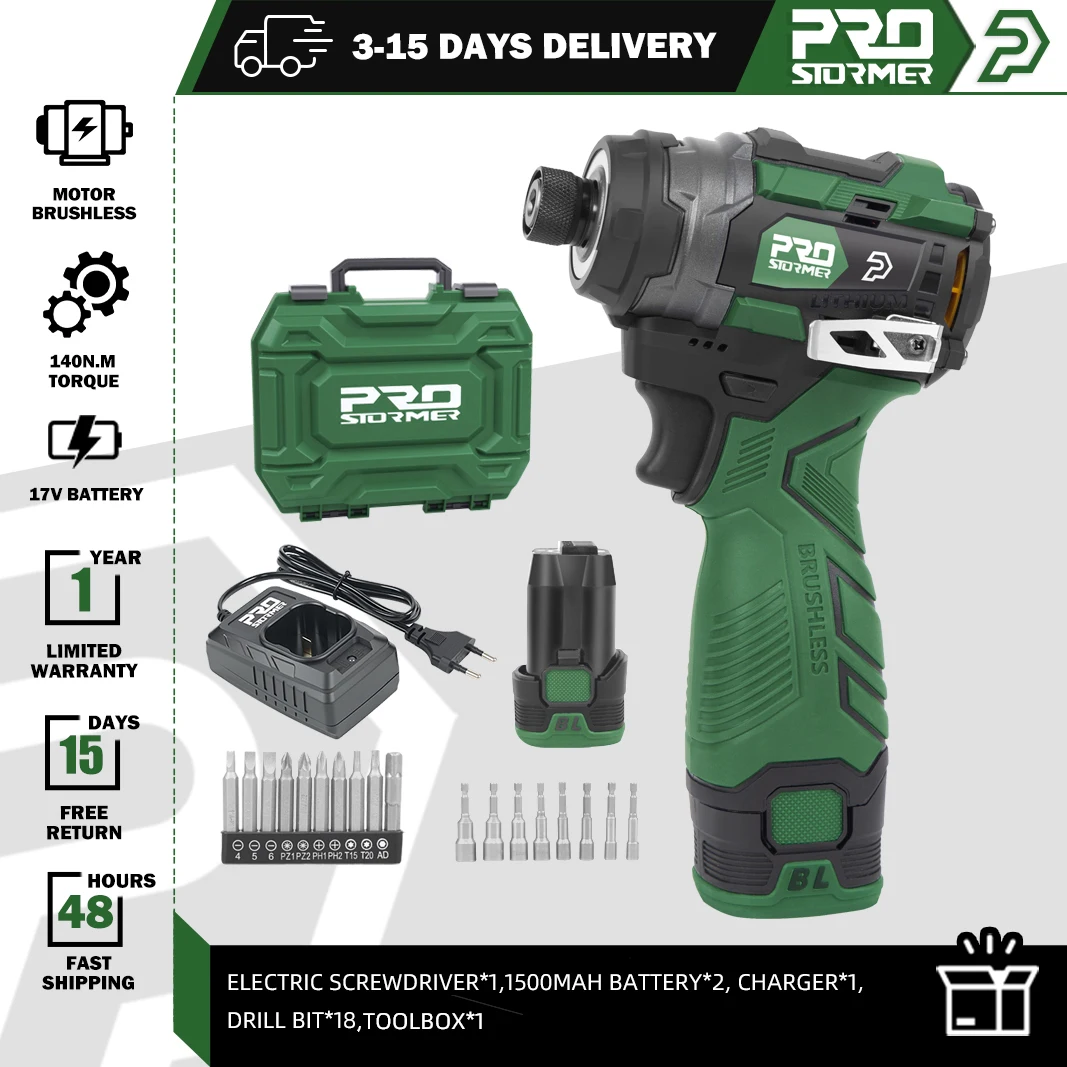 

Беспроводной шуруповерт PROSTORMER PSBD00702AS2