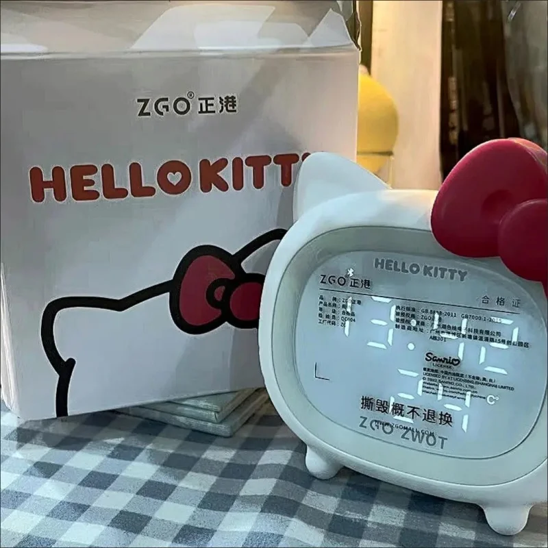 Sanrio Bluetooth динамик Hellokitty детский Умный Будильник Светодиодная атмосфера