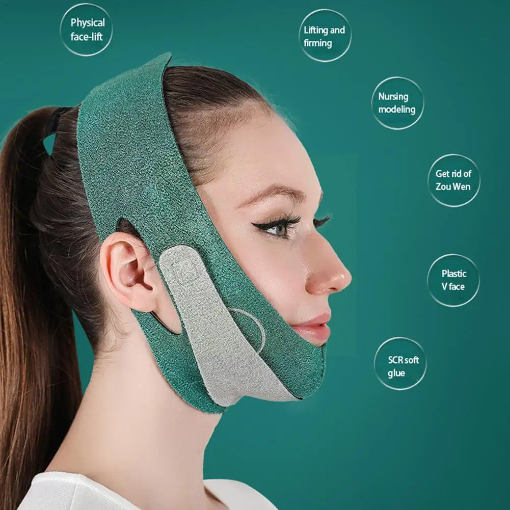 

Face Chin Cheek Lift Up Slimming Slim Mask Ultra-thin Belt Strap Facial Reduce Chin Women Massager Care Skin Band Tools Dou G4J7