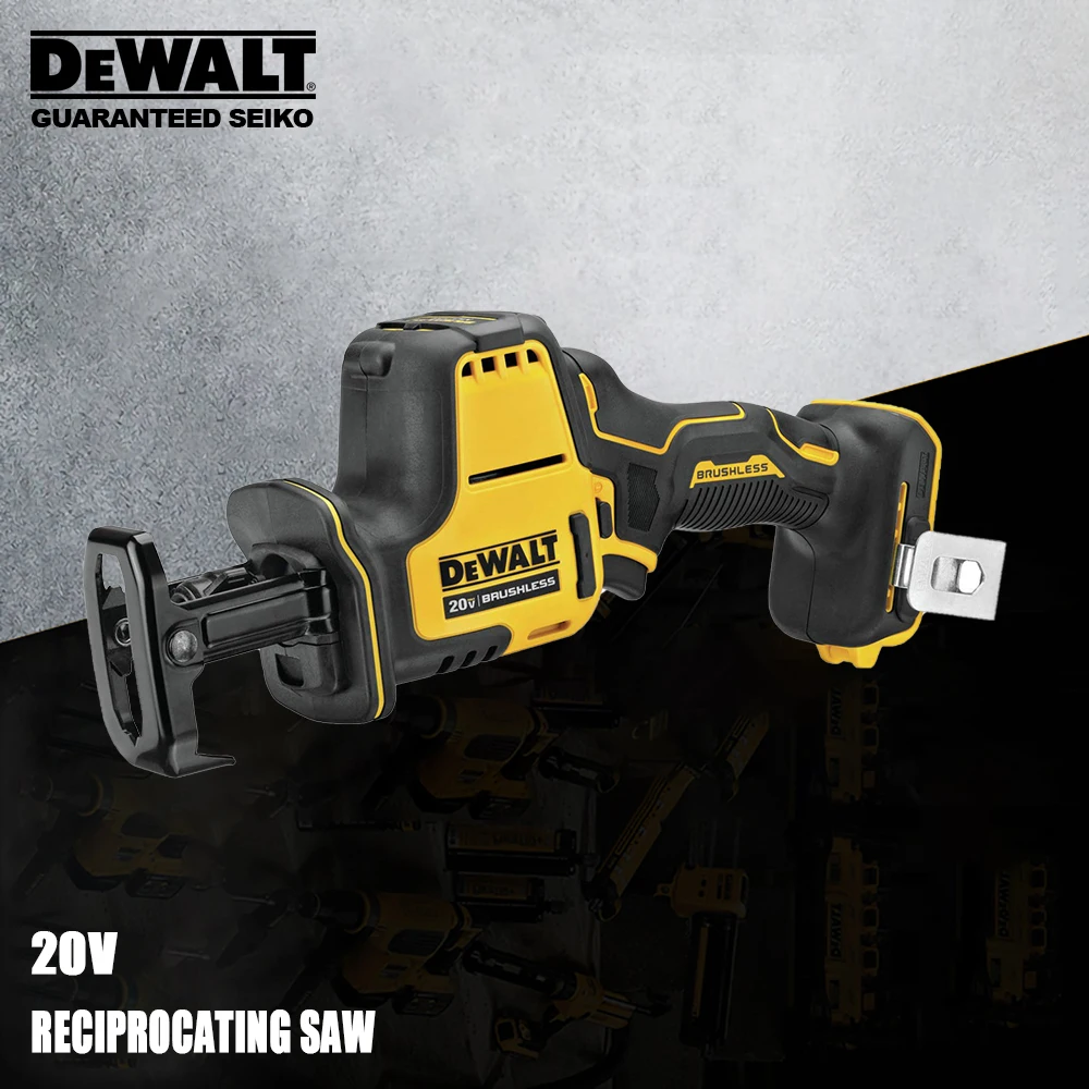 DeWALT Cordless Reciprocating Saw Rechargeable Brushless DCS369 20v 2800rpm Stroke 16mm for Cutting Universal 18v & 60v Battery