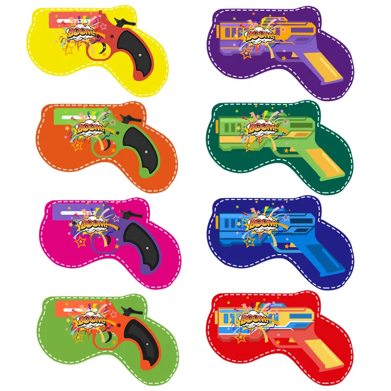 

Inflatable Pistol Fireworks Handheld Toy Party Supplies Festive Atmosphere Gift Birthday Wedding Setting Supplies Balloon Gun