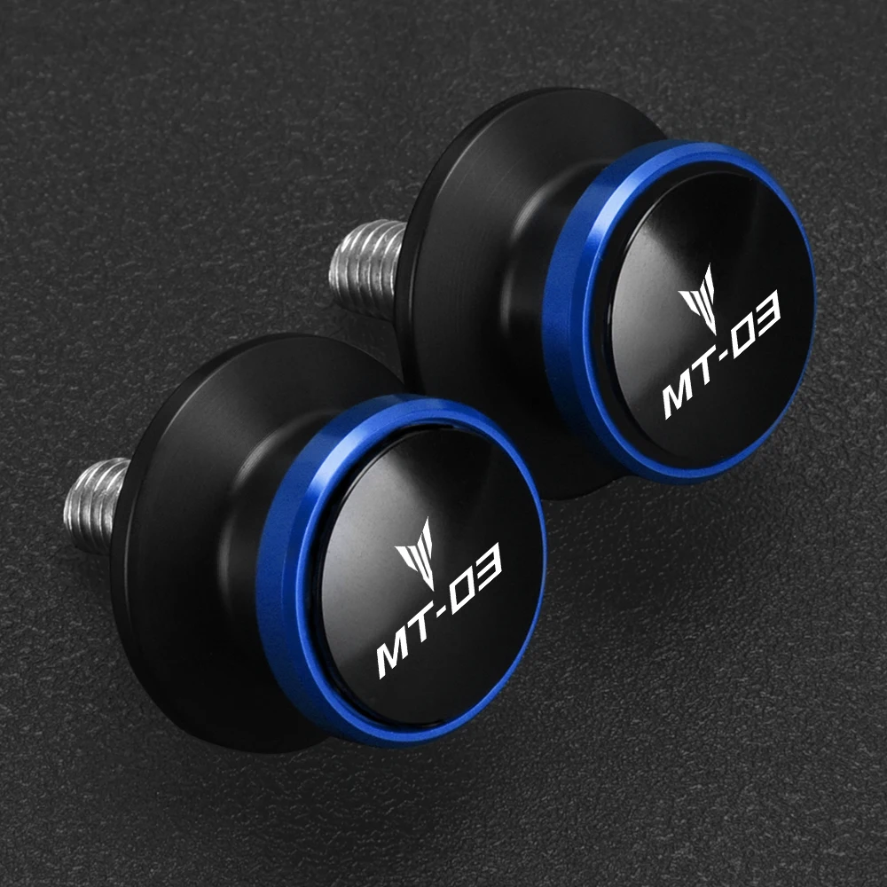 

6MM MT 03 Swingarm Spools Slider Stand Screws CNC Motorcycle Accessories For YAMAHA MT03 MT-03 2015-2020 2021 2022 2023 2024