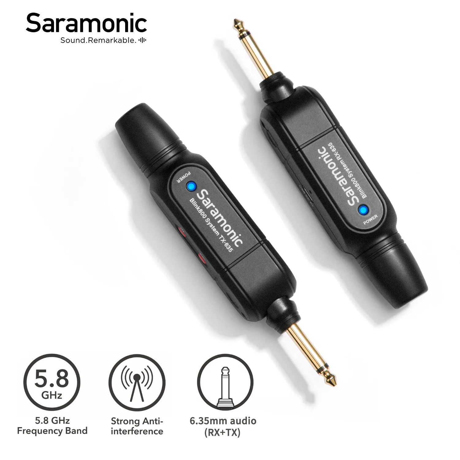 Цифровая беспроводная микрофонная система Sarasmonic Blink800 B3 5 8 ГГц прочная