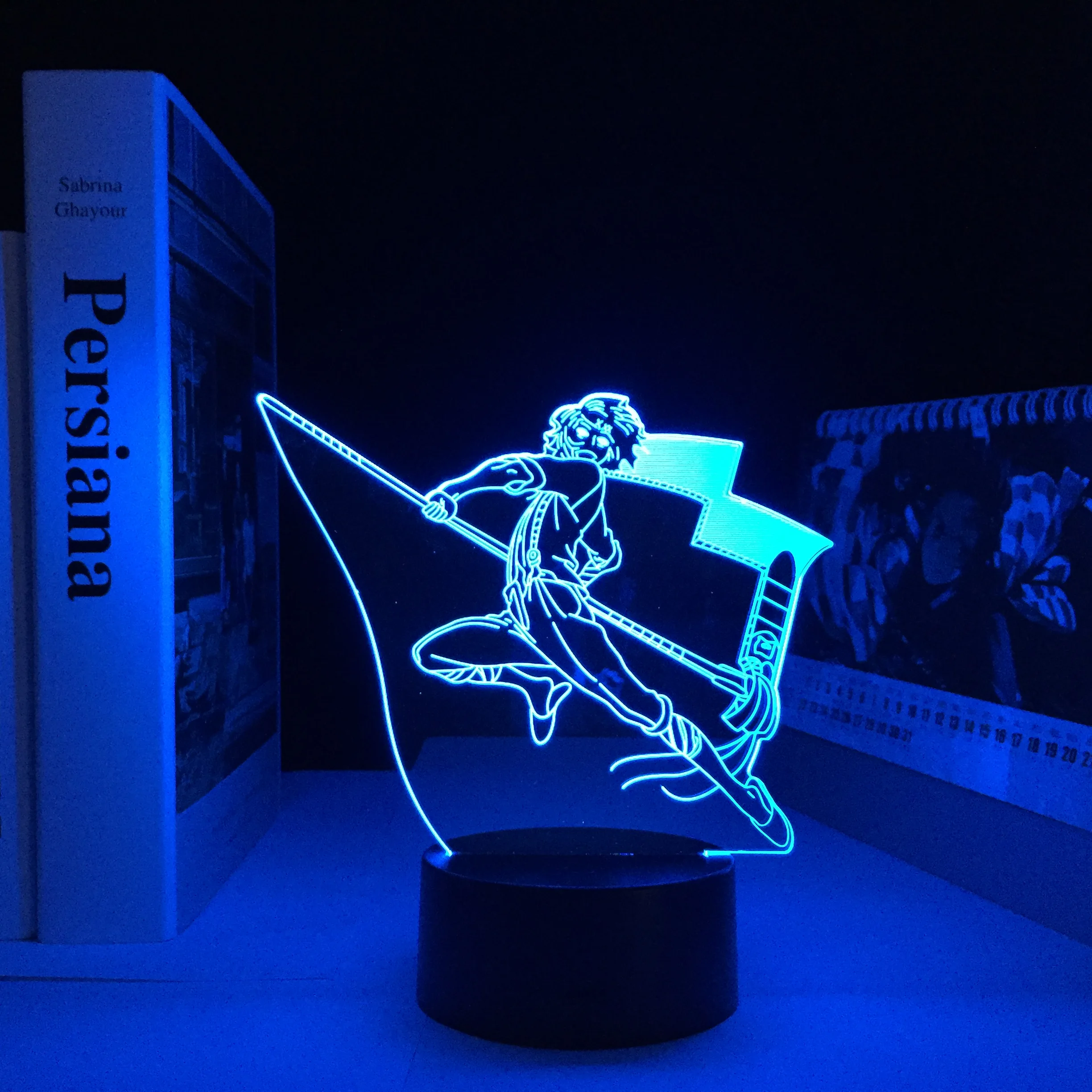 Juzo Suzuya 3D Lamp for Cool Birthday Gift Bedroom Decor Nightlight Manga Tokyo Ghoul LED Night Light Anime Tokyo Ghoul Figure