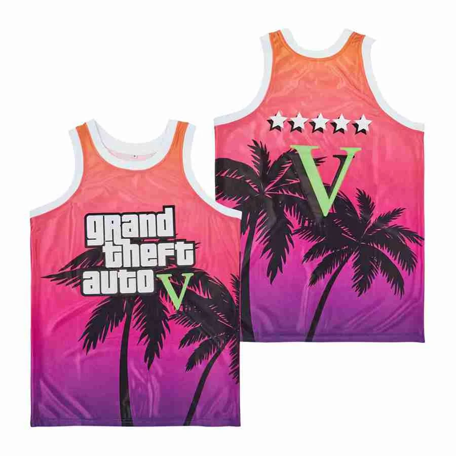 Трикотажные изделия для баскетбола BG трикотажные GRAND THEFT AUTO FIVE вышивка спортивная