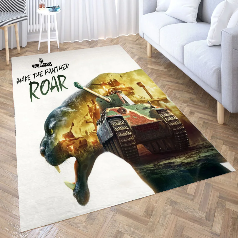 

Make the Panther Roar Rug Floor Mats Carpet for Living Room Doormat Plush Non-slip Chair Mat Bathroom Carpet
