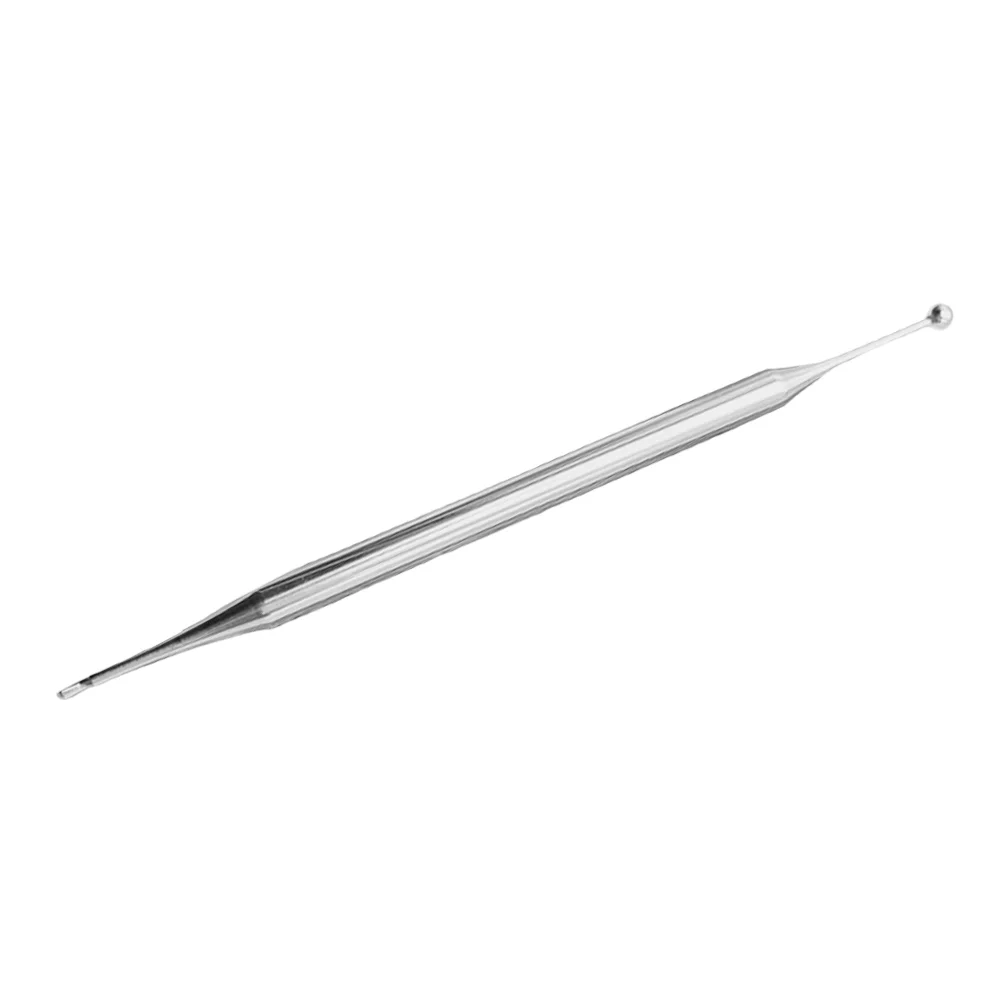 Акупунктурная ручка массажер для глаз металлический стержень серебристый