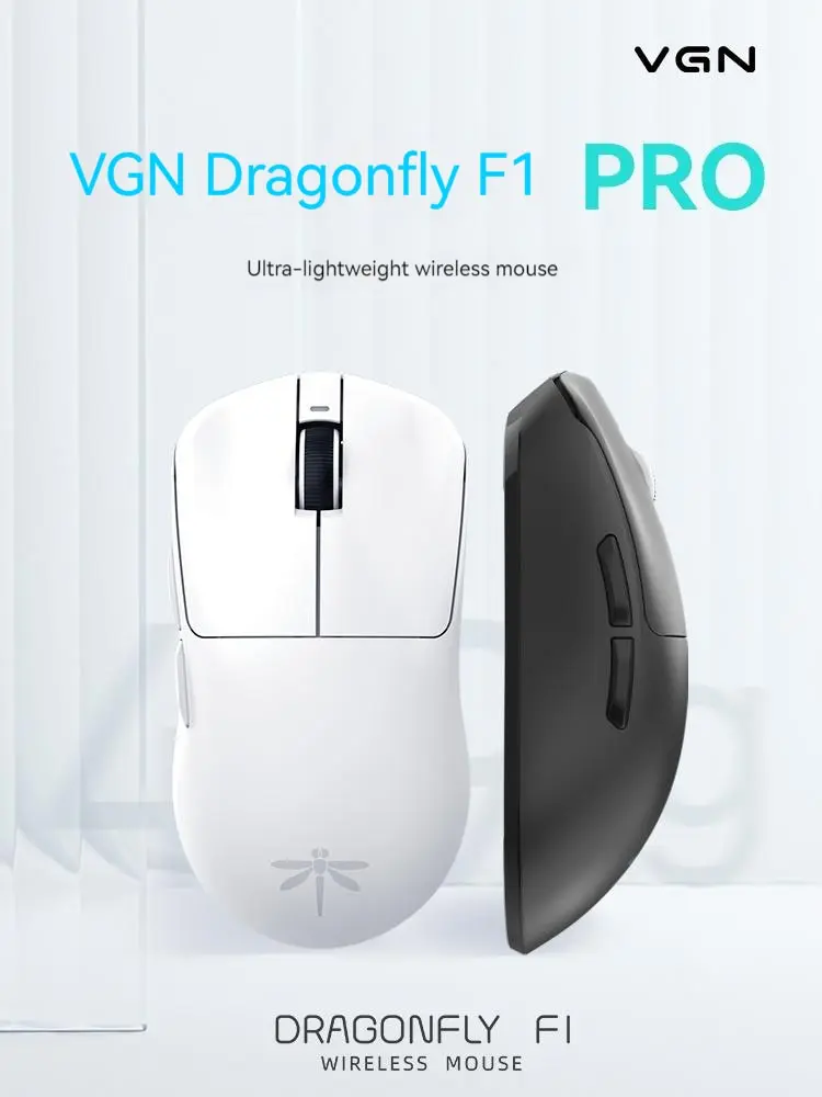 Оригинальная беспроводная мышь VGN Dragonfly F1 MOBA, 2,4 ГГц, 26000DPI, игровая мышь с двойным режимом Fps, стандартный вес, для ПК