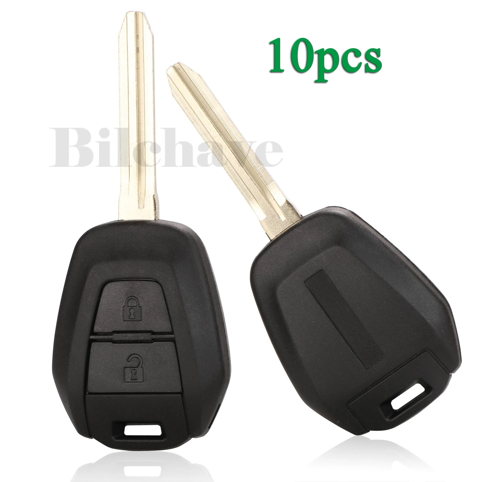 Jingyuqin 10 шт./лот для Isuzu D-Max FOB 2 кнопки зажигания удаленный автомобильный ключ чехол