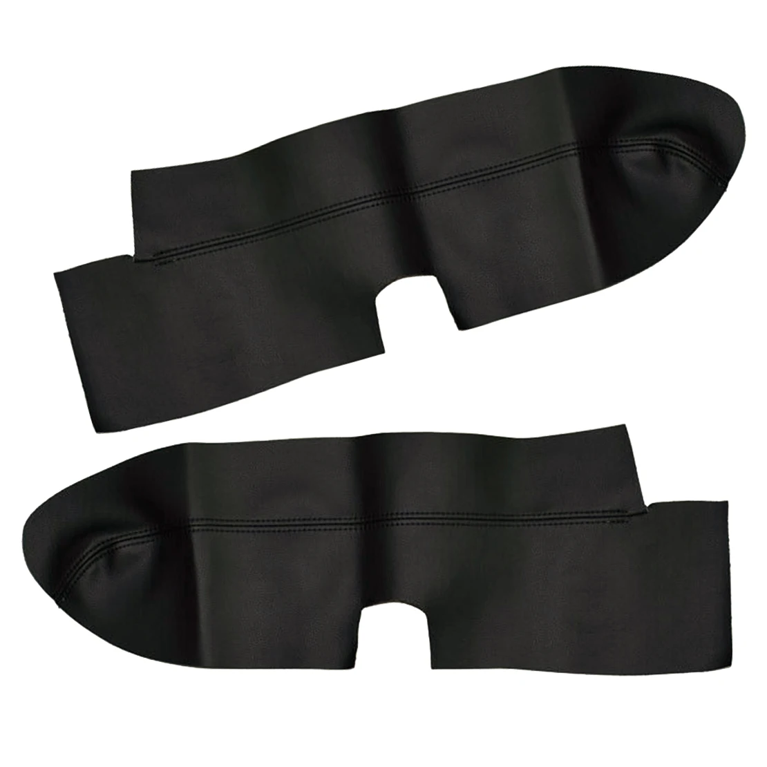 

1 Pair Black PU Leather Car Front Left Right Door Panel Armrest Cover Decoration Fit for Honda CRV 2007 2008 2009 2010 2011