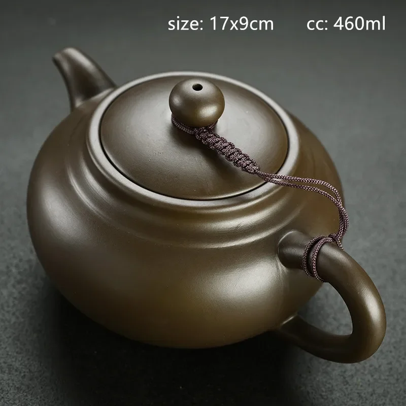 

Античный ручной чайник JINGDE CERAMICS из фиолетовой глины 460 мл
