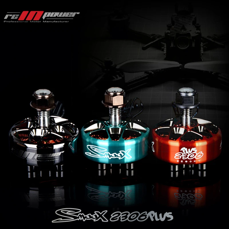 

RCINPOWER SmooX 2306 Plus 1350KV 6S 2280KV 2580KV / EX2306 2550KV бесщеточный двигатель 4-5S для фристайла RC FPV гоночного дрона