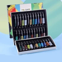 mojaer acrylic paint 2424 colors 12ml acrylic paint set paint for fabric clothing rich pigments for artists