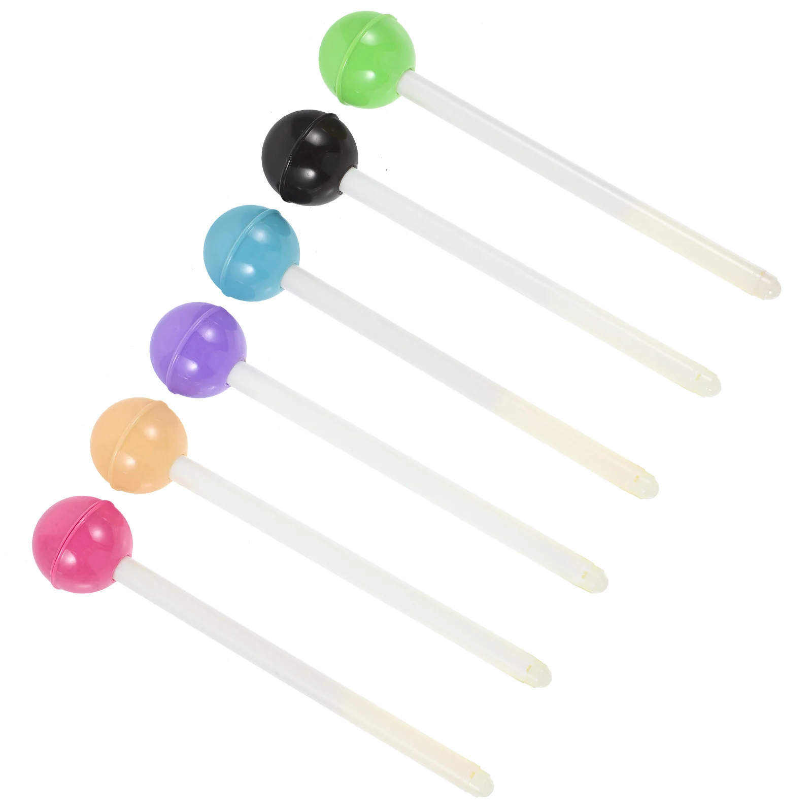 

6pcs Gel Pen Lovely Gel Pen Cartoon Award Gel Ink Pen Lollipop Shape Pens Birthday Gift